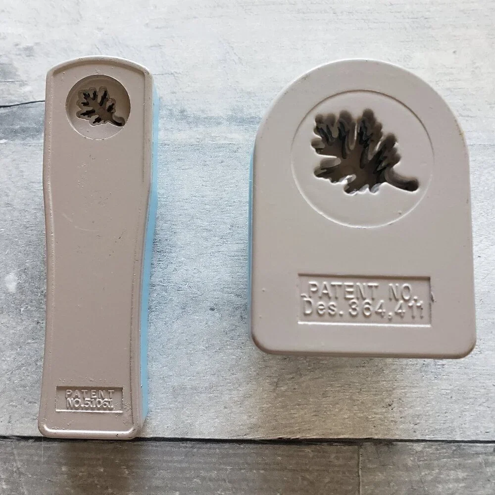 Set of Two Leaf Paper Punches - Crafting